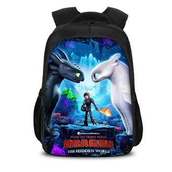 16inch Toothless Light Fury 3D Printed Backpack How To Train Your Dragon The Hidden World Amazing School Bag Kids Gift Mochila
16inch Toothless Light Fury 3D Printed Backpack How To Train Your Dragon The Hidden World Amazing School Bag Kids Gift Mochila