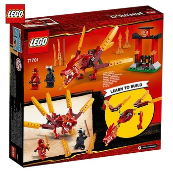 LEGO Blocks Phantom Ninja Kay's Flame Dragon Assembly Building Block 71701 81pcs/pzs-4years old Children Toys Festival Gift
LEGO Blocks Phantom Ninja Kay's Flame Dragon Assembly Building Block 71701 81pcs/pzs-4years old Children Toys Festival Gift
