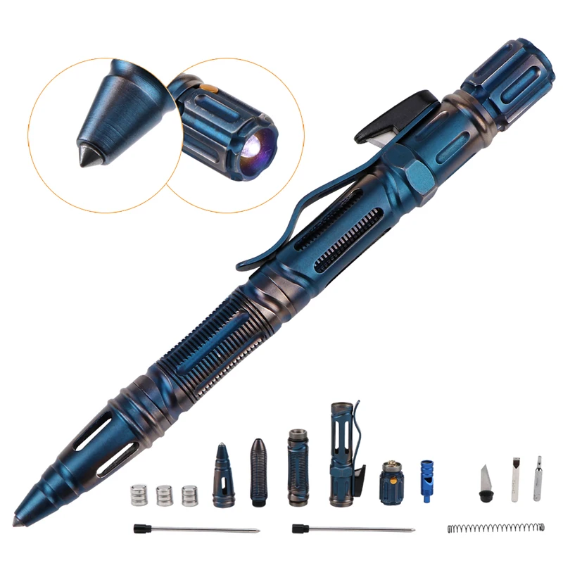 Outdoor multi-purpose Tactical Tools self defence Penlight Emergency Whistle EDC Portable Pen Light Lightweight Glass breaker
Outdoor multi-purpose Tactical Tools self defence Penlight Emergency Whistle EDC Portable Pen Light Lightweight Glass breaker