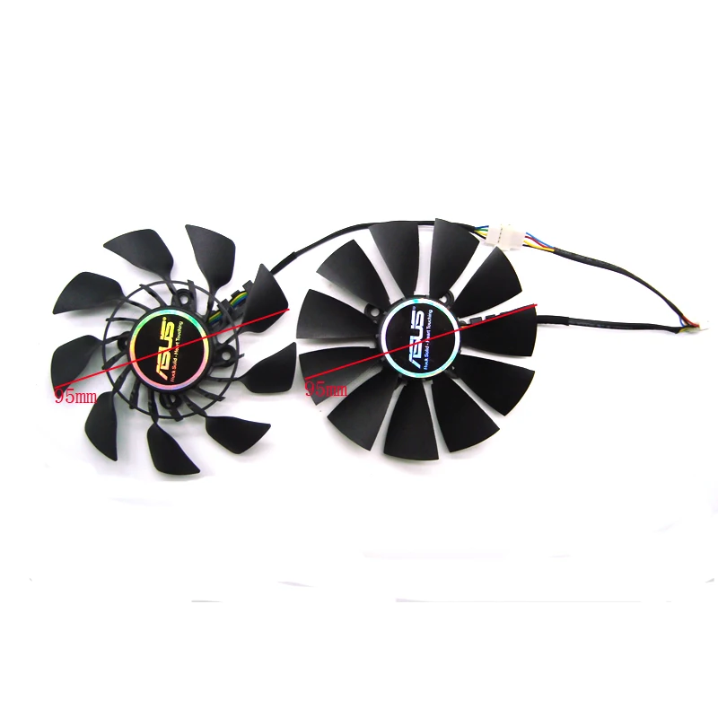 Вентилятор охлаждения для видеокарты ASUS GTX780 GTX780TI R9 280 290 280X 290X|Жидкостные системы