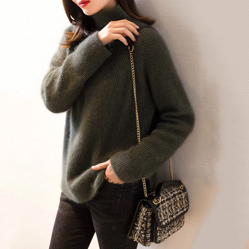 Autumn And Winter New Woman Sweater Woman High Neck Thick Pullover Fashion Loose Cashmere Sweater Plus Size Free Shipping
Autumn And Winter New Woman Sweater Woman High Neck Thick Pullover Fashion Loose Cashmere Sweater Plus Size Free Shipping