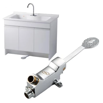 Copper Floor Foot Pedal Valve Control Switch Tap Valve Faucet Basin Single Cold Water For Service Areas, Entertainment Venues
Copper Floor Foot Pedal Valve Control Switch Tap Valve Faucet Basin Single Cold Water For Service Areas, Entertainment Venues