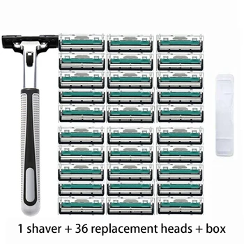 1pcs Beard Shaver Rack +36 pcs 2-Layer Blades Manual Beard Shaver Manual Hand Safety Razor 36PCS 2-Layer Blade ABS Grip Anti-sli
1pcs Beard Shaver Rack +36 pcs 2-Layer Blades Manual Beard Shaver Manual Hand Safety Razor 36PCS 2-Layer Blade ABS Grip Anti-sli