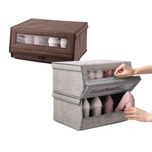 Foldable Storage Bin With Clamshell Clear Window Home Organizer Storage Basket For Storing Clothes Shoes Toy In The Bedroom
Foldable Storage Bin With Clamshell Clear Window Home Organizer Storage Basket For Storing Clothes Shoes Toy In The Bedroom