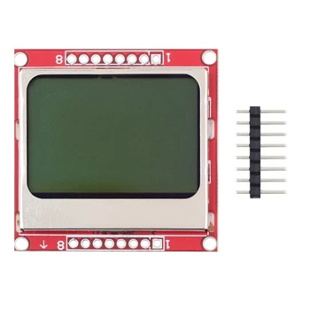 High contrast graphics 84x84 Pixels Revolution LCD Display Screen Monitor Module for Nokia 5110 3V power supply and logic level
High contrast graphics 84x84 Pixels Revolution LCD Display Screen Monitor Module for Nokia 5110 3V power supply and logic level