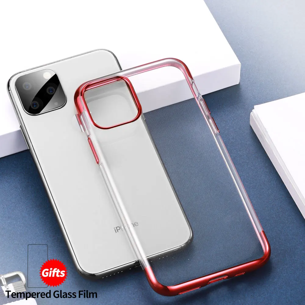 Силиконовый чехол SmartDevil для iPhone 11 Pro Max мягкий прозрачный X XS XR Новый телефона с