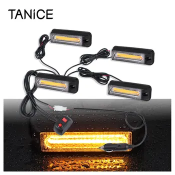 TANiCE 4pcs 12V/24v Flashing Light With Mounting Bracket and Screws 18 Kinds Select Flashing Modes Amber Light 9cm / 13cm COB
TANiCE 4pcs 12V/24v Flashing Light With Mounting Bracket and Screws 18 Kinds Select Flashing Modes Amber Light 9cm / 13cm COB