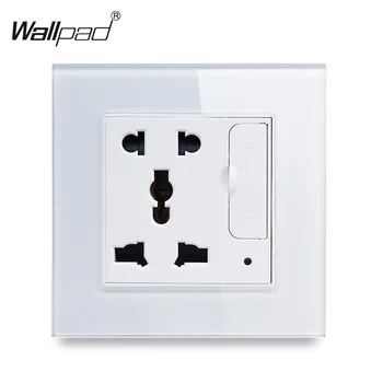 5 Pin MF Socket With 2 USB 5V 2.4A Wallpad Luxury Crystal Glass Panel Electric Wall Power Socket Electrical Outlets For Home
5 Pin MF Socket With 2 USB 5V 2.4A Wallpad Luxury Crystal Glass Panel Electric Wall Power Socket Electrical Outlets For Home