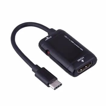 USB 3.1 Type C to HDMI 1080P Adapter USB-C to HDMI Converter for Mobile High Definition Link Android Smart Phone Tablet
USB 3.1 Type C to HDMI 1080P Adapter USB-C to HDMI Converter for Mobile High Definition Link Android Smart Phone Tablet