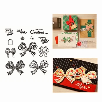 New 2020 DIY Metal Cutting Dies and Scrapbooking For Paper Making Christmas Bow-knot Embossing Card Clear Stamps Stampin Up Set
New 2020 DIY Metal Cutting Dies and Scrapbooking For Paper Making Christmas Bow-knot Embossing Card Clear Stamps Stampin Up Set