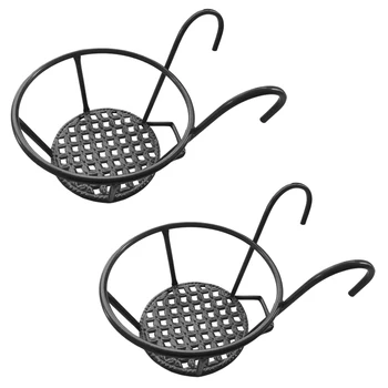 2 Pcs Bonsai Hanging Basket Flowerpot Holder Iron Art Handrail Stand Flowerpot Bracket with Hooks for Home Office Balcony
2 Pcs Bonsai Hanging Basket Flowerpot Holder Iron Art Handrail Stand Flowerpot Bracket with Hooks for Home Office Balcony