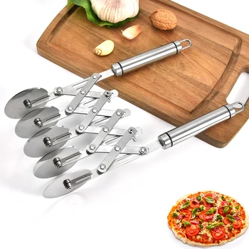 Baking With Handle Cookie Dough Divider Roller 5 Wheel Pastry Cutter Multi Round Pizza Slicer Manual Stainless Steel Telescopic
Baking With Handle Cookie Dough Divider Roller 5 Wheel Pastry Cutter Multi Round Pizza Slicer Manual Stainless Steel Telescopic