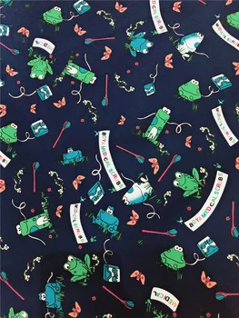 Frogs and letters pattern vintage fabric Retro style cotton fabric for DIY Bag shirt dress cloth 1meter
Frogs and letters pattern vintage fabric Retro style cotton fabric for DIY Bag shirt dress cloth 1meter