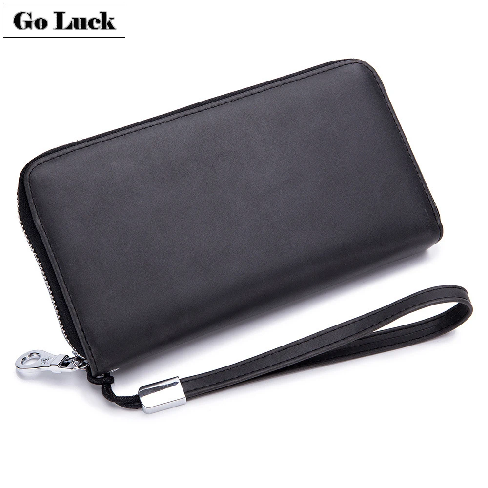 GO-LUCK Brand Genuine Leather RFID 27 Bits Cardholer Cell Phone Pouch Card Case Women Wristlet Clutches Wallet Ladies Purse
GO-LUCK Brand Genuine Leather RFID 27 Bits Cardholer Cell Phone Pouch Card Case Women Wristlet Clutches Wallet Ladies Purse