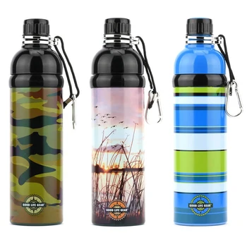 750ML pattern stainless steel kettle Outdoor portable water cup with rope Single layer cold water bottle Cycling Sports Bottle
750ML pattern stainless steel kettle Outdoor portable water cup with rope Single layer cold water bottle Cycling Sports Bottle