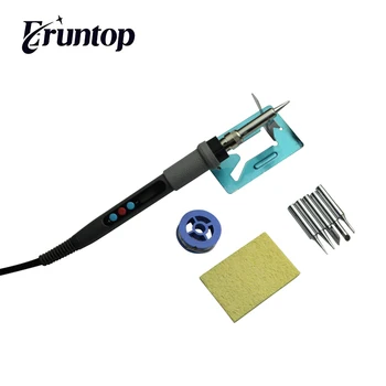 EU Plug New Solder Iron LCD Digital Display Adjustable Temperature Electric Soldering Iron 220V Welding Rework Repair Tools
EU Plug New Solder Iron LCD Digital Display Adjustable Temperature Electric Soldering Iron 220V Welding Rework Repair Tools