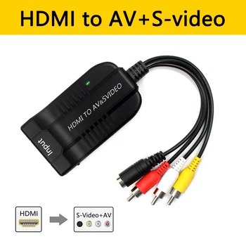 HDMI to AV CVBS S-video Converter Adapter Composite R L Audio High Definition Multimedia Interface 1080P Video Box
HDMI to AV CVBS S-video Converter Adapter Composite R L Audio High Definition Multimedia Interface 1080P Video Box