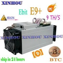 Usado BCH BTC mineiro Ebit E9 Plus 9TH/s SHA256 Econômico Do Que Antminer mineiro Asic S9 S17 S15 S11 T15 Z11 Z9 B7 whatsminer M3 M10 T3(China)