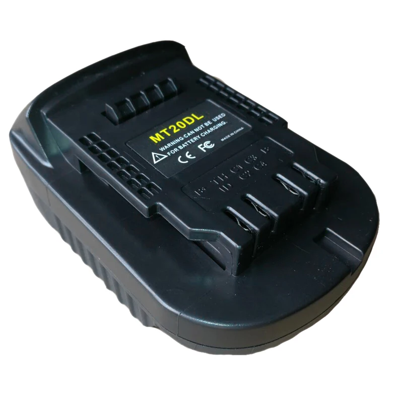Адаптер батареи Mt20Dl для Makita 18V Bl1830 Bl1860 Bl1815 li-ion батарея Dewalt 20V Dcb200 | Электроника