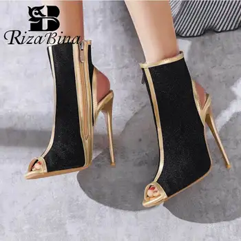 RIZABINA 6 Colors Women Summer Ankle Boots Fashion Peep Toe Thin High Heels Shoes Women Stylish Slingbacks Footwear Size 34-47
RIZABINA 6 Colors Women Summer Ankle Boots Fashion Peep Toe Thin High Heels Shoes Women Stylish Slingbacks Footwear Size 34-47