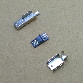 50sets 3 in 1 5 pin DIY Mini USB T Type Male 5pin Plug Connector Tail Charging Port Welding Metal Plug
50sets 3 in 1 5 pin DIY Mini USB T Type Male 5pin Plug Connector Tail Charging Port Welding Metal Plug