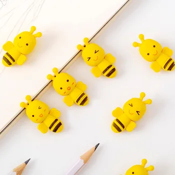 4pcs Cute Honeybee Erasers Set Mini Novelty Rubber Eraser for Pencil Child Kids Gift School Student Drawing Supplies F6389 
4pcs Cute Honeybee Erasers Set Mini Novelty Rubber Eraser for Pencil Child Kids Gift School Student Drawing Supplies F6389