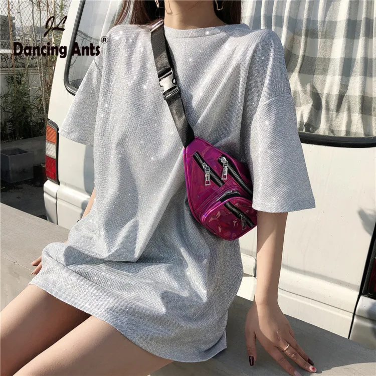 Woman T-Shirts Personality Sequined Loose Tops Korea Style Plus Size TShirt 2020 Summer Female O-Neck Short Sleeve Fashion Tees
Woman T-Shirts Personality Sequined Loose Tops Korea Style Plus Size TShirt 2020 Summer Female O-Neck Short Sleeve Fashion Tees