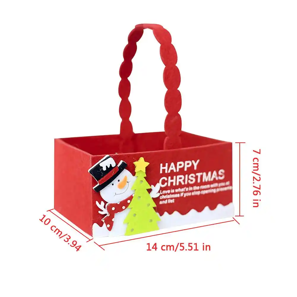 flannelette storage box gift hand bag tote packaging bag home
