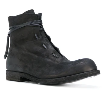 Trend British Genuine Winter Leather High Top Fashion Black Lace Up Work Safety Boots Men Casual Shoes 
Trend British Genuine Winter Leather High Top Fashion Black Lace Up Work Safety Boots Men Casual Shoes