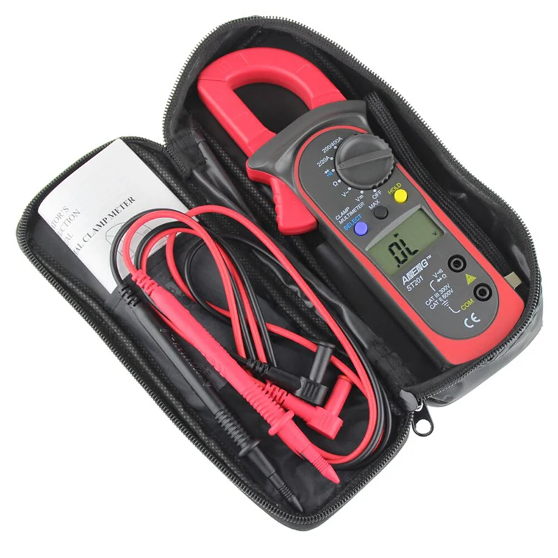 Digital LCD Disaplay Clamp AC/DC Multimeter Amp Volt Meter Resistance Tester B95A
Digital LCD Disaplay Clamp AC/DC Multimeter Amp Volt Meter Resistance Tester B95A