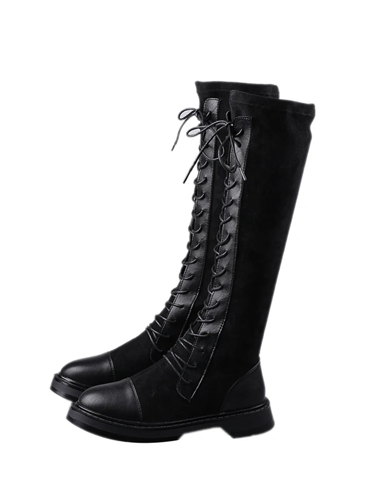Boots Boots Biker Boots Women's Winter New Style plus Velvet Lace up Front Thigh Boot Winter boots for women
Boots Boots Biker Boots Women's Winter New Style plus Velvet Lace up Front Thigh Boot Winter boots for women