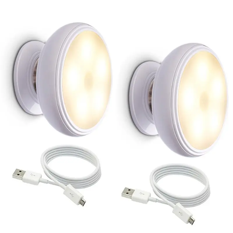 2x Motion Sensor Night Light, Detachable Magnet Base, USB Rechargeable LED, Human Body Induction 360 Degree Rotation Night Light
2x Motion Sensor Night Light, Detachable Magnet Base, USB Rechargeable LED, Human Body Induction 360 Degree Rotation Night Light