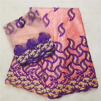 Popular peach African jacquard bazin fabric match with 2yards French tulle net lace fabric NBN83 many color
Popular peach African jacquard bazin fabric match with 2yards French tulle net lace fabric NBN83 many color