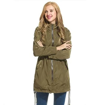 European American Spring And Autumn Coat Female Zipper Hooded Long Sleeve Windproof Outerwear Mountaineering Clothes Windbreaker 
European American Spring And Autumn Coat Female Zipper Hooded Long Sleeve Windproof Outerwear Mountaineering Clothes Windbreaker