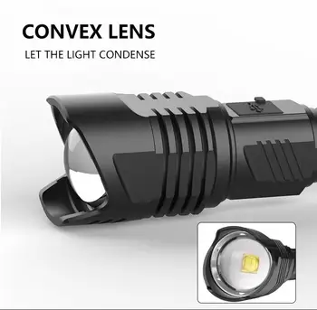 GloryStar XHP90 LED Flashlight Waterproof Zoom Torch with USB Input and Output Function LCD Display Camping Lamp
GloryStar XHP90 LED Flashlight Waterproof Zoom Torch with USB Input and Output Function LCD Display Camping Lamp