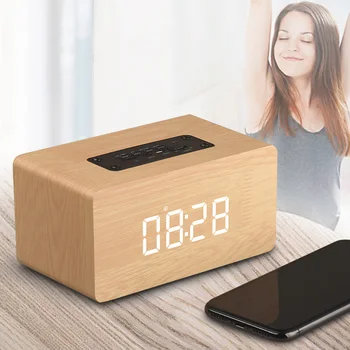 New Arrivals Desktop Wooden Portable Wireless HiFi Bass Bluetooth Loudspeaker Soundbar MP3 Music Player FM Radio Alarm Clock
New Arrivals Desktop Wooden Portable Wireless HiFi Bass Bluetooth Loudspeaker Soundbar MP3 Music Player FM Radio Alarm Clock