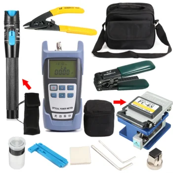 Fiber-Optic-Tool-Kit Power-Meter FTTH Visual-Fault Optical Cleaver-70-10dbm Lcator
Fiber-Optic-Tool-Kit Power-Meter FTTH Visual-Fault Optical Cleaver-70-10dbm Lcator