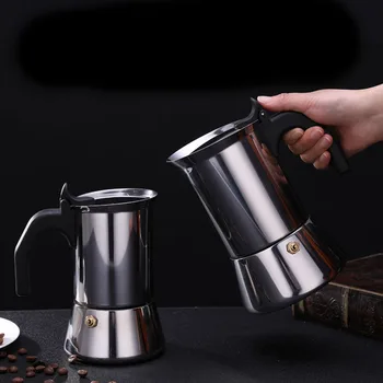 15.7x10.3cm Reusable Stainless Steel Stovetop Moka Espresso Coffee Maker Pot Induction Cooker W/ Cup Coffeeware
15.7x10.3cm Reusable Stainless Steel Stovetop Moka Espresso Coffee Maker Pot Induction Cooker W/ Cup Coffeeware