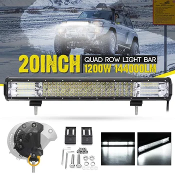 1200W 20 Inch LED Work Light Bar Spot Flood Combo Driving Lamp Waterproof LED Work Light For SUV ATV Offroad Car Truck Boat
1200W 20 Inch LED Work Light Bar Spot Flood Combo Driving Lamp Waterproof LED Work Light For SUV ATV Offroad Car Truck Boat