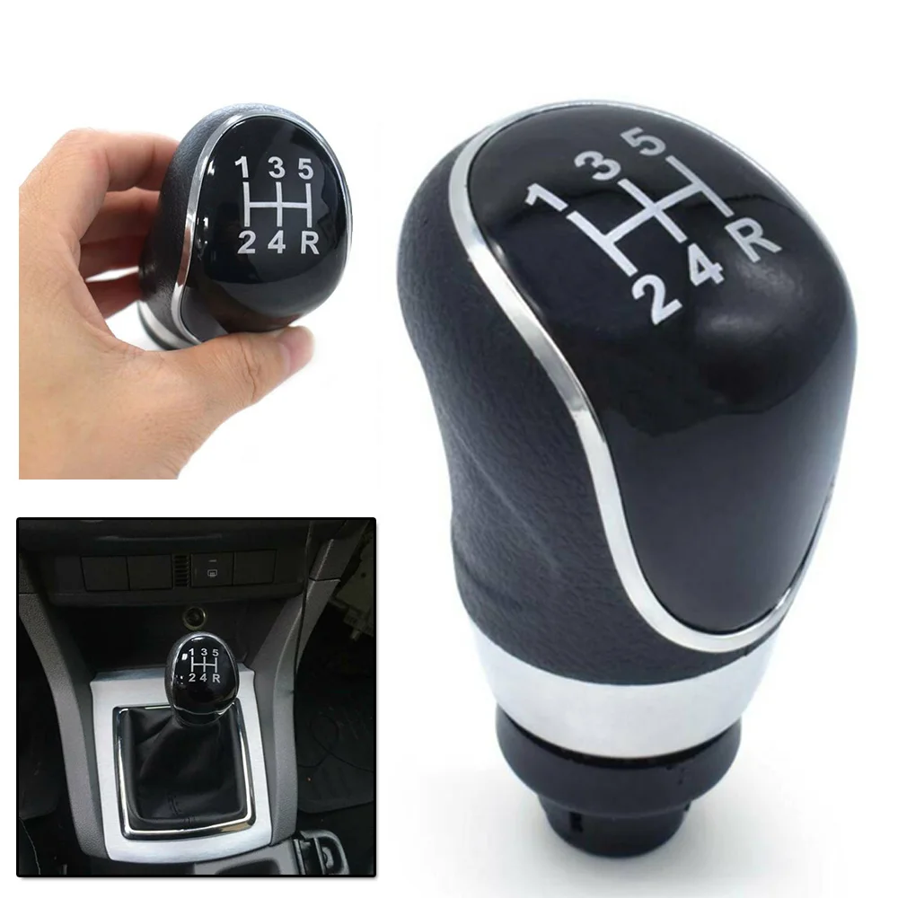 1x Black 5-Speed Gear Shift Knob PU Leather +Plastic Manual Transmission Lever Shift-head Fits For Ford Fiesta MK7 2008-2013
1x Black 5-Speed Gear Shift Knob PU Leather +Plastic Manual Transmission Lever Shift-head Fits For Ford Fiesta MK7 2008-2013
