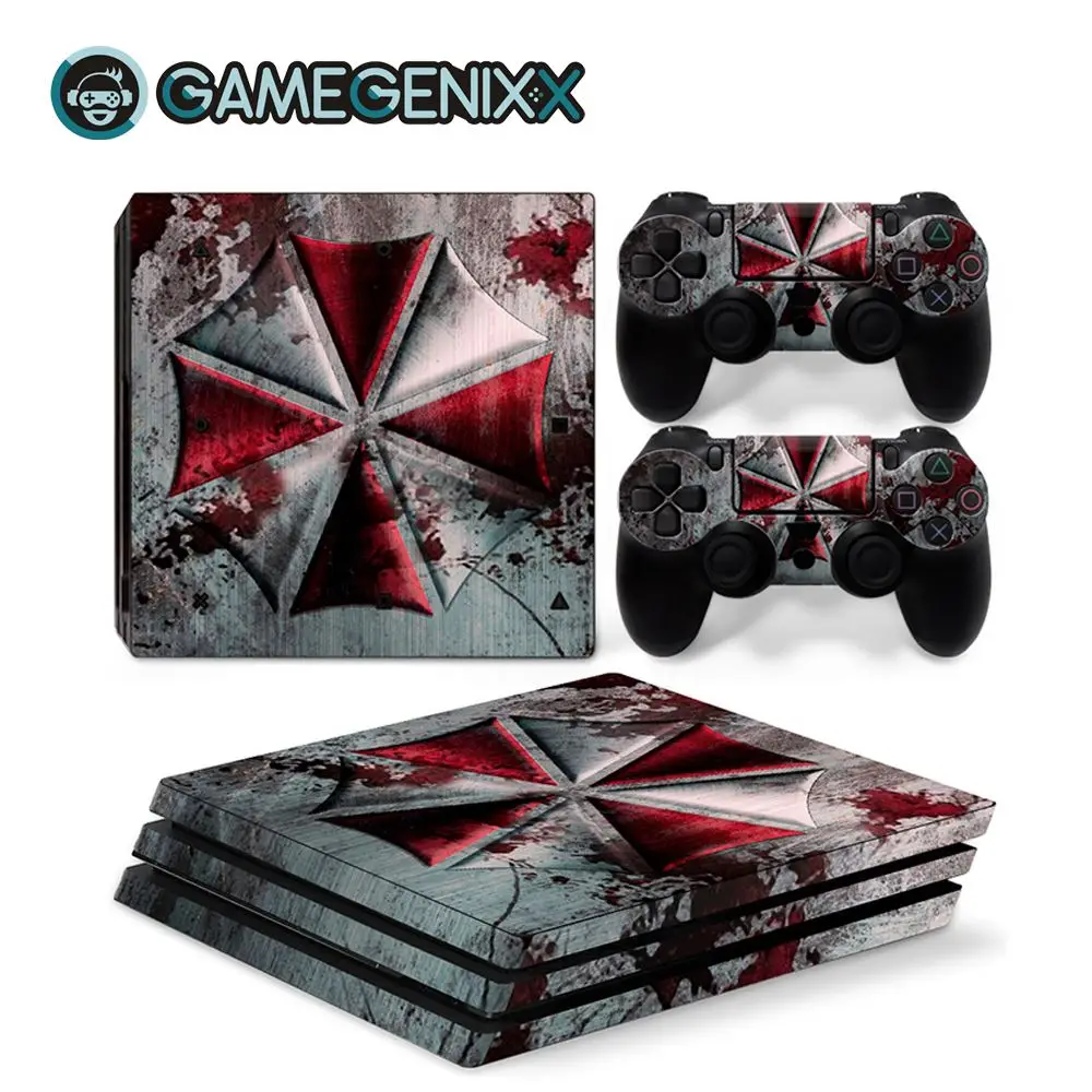GAMEGENIXX Skin Sticker Protective Vinyl Decal for PS4 Pro Console and 2 Controllers - Umbrella
GAMEGENIXX Skin Sticker Protective Vinyl Decal for PS4 Pro Console and 2 Controllers - Umbrella