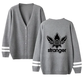 Women Sweater Stranger Things Sweater Autumn Streetwear Cardigan Sweater Print V-Neck Long Sleeve Crochet Knit Lovers Sweater
Women Sweater Stranger Things Sweater Autumn Streetwear Cardigan Sweater Print V-Neck Long Sleeve Crochet Knit Lovers Sweater