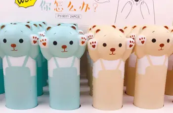 creative bear soft gel pen cute cartoon school gift student gel ink pen office black writing pen soft squeeze pen 24pc/lot 
creative bear soft gel pen cute cartoon school gift student gel ink pen office black writing pen soft squeeze pen 24pc/lot