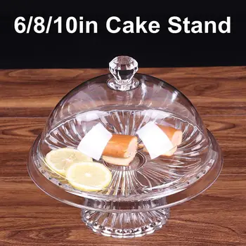 3 Size Food Grade PC Transparent Acrylic Round Cake Stand Dust Cover Glass Food Cover Plate And Lid For Weddings Birthday Decor
3 Size Food Grade PC Transparent Acrylic Round Cake Stand Dust Cover Glass Food Cover Plate And Lid For Weddings Birthday Decor