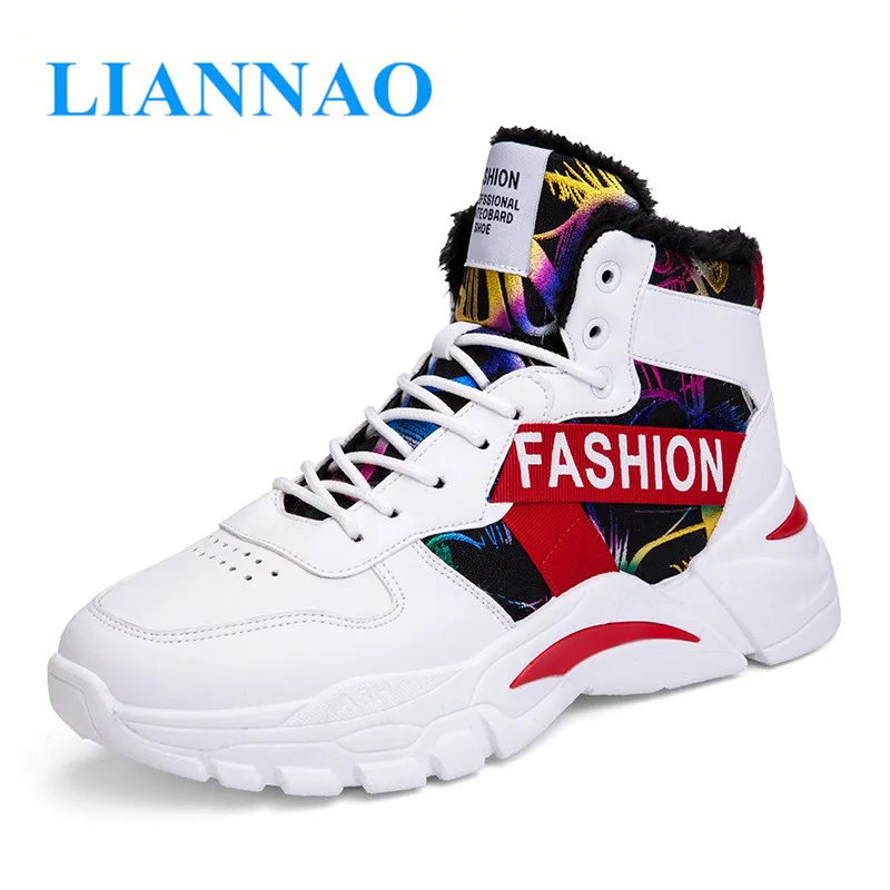 2019 Winter Keep Warm Men Casual Shoes Comfortable Fashion Outdoor High Top Trend Chunky Men Platform Sneakers chaussure homme
2019 Winter Keep Warm Men Casual Shoes Comfortable Fashion Outdoor High Top Trend Chunky Men Platform Sneakers chaussure homme