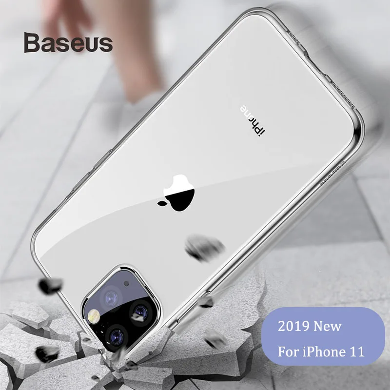 Baseus Case Cover For iPhone 11 Pro Max Anti-Fall TPU Slim Transparent Back Cover For iPhone 11 Pro Max Silicone Coque funda
Baseus Case Cover For iPhone 11 Pro Max Anti-Fall TPU Slim Transparent Back Cover For iPhone 11 Pro Max Silicone Coque funda