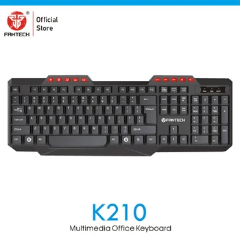 FANTECH K210 Keyboard 114 Keys 10 Multimedia button Englishe USB Wried Computer Keyboard Ergonomics Keyboard For Office PC
FANTECH K210 Keyboard 114 Keys 10 Multimedia button Englishe USB Wried Computer Keyboard Ergonomics Keyboard For Office PC
