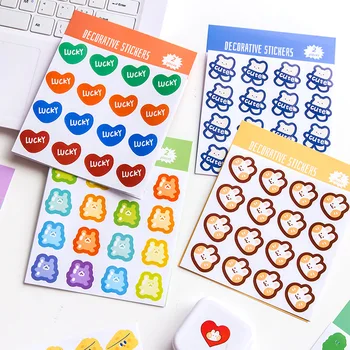 2Pcs Cute Animal Series Expression Journal Decorative Stickers Scrapbooking Stick Label Diary Stationery Album Cat Bear Stickers
2Pcs Cute Animal Series Expression Journal Decorative Stickers Scrapbooking Stick Label Diary Stationery Album Cat Bear Stickers
