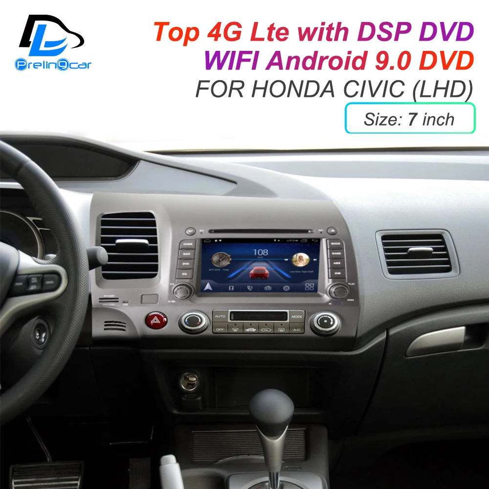 Top IPS touch screen DSP sound Android 9.0 2 DIN 4g Lte radio For HONDA civic 2012 2016 years GPS DVD playe stereo navigation 2 Top IPS touch screen DSP sound Android 9.0 2 DIN 4g Lte radio For HONDA civic 2012 2016 years GPS DVD playe stereo navigation 2