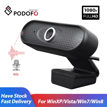 Podofo Full HD Webcam 1080p USB Webcam With Built-in HD Microphone Web Camera For WinXP/Vista/Win7/Win8/MAC-OS X 10.4.8
Podofo Full HD Webcam 1080p USB Webcam With Built-in HD Microphone Web Camera For WinXP/Vista/Win7/Win8/MAC-OS X 10.4.8